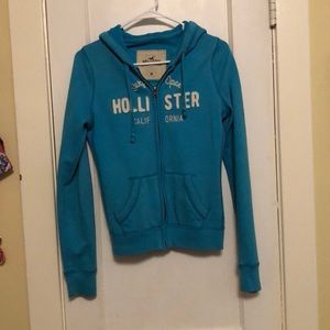 Blue hollister hoodie